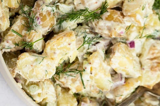 Probiotic Gut Healthy New Potato Kefir Salad