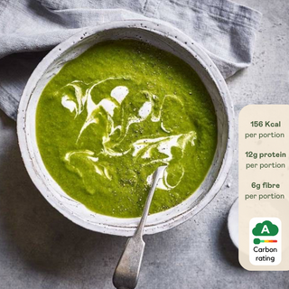 Vegan Broccoli, Pea and Mint Soup