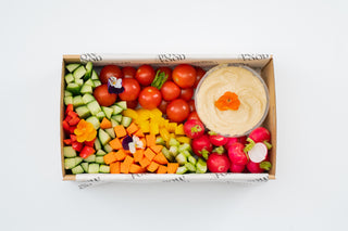 Crudites with choice of dip