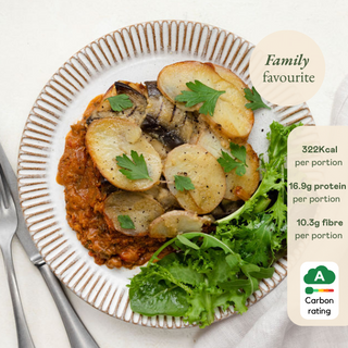 Vegan Tempeh and Mushroom Moussaka