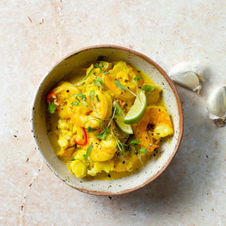 Image 1 Sustainably sourced fragrant Golden Goan fish curry made with salmon, hake and prawns